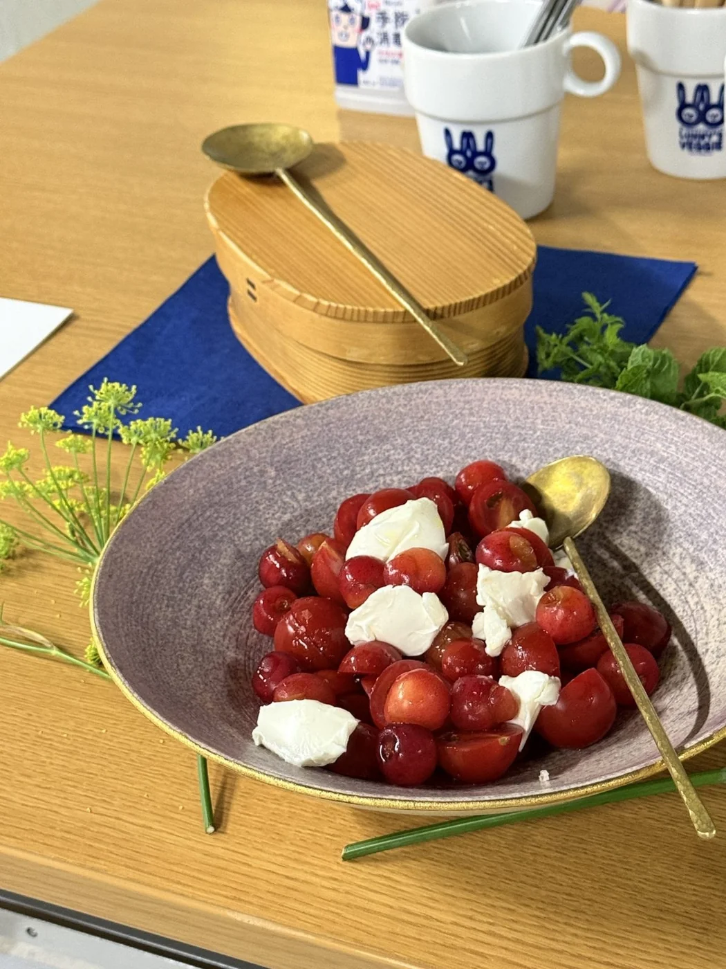 季節の食材で彩りを