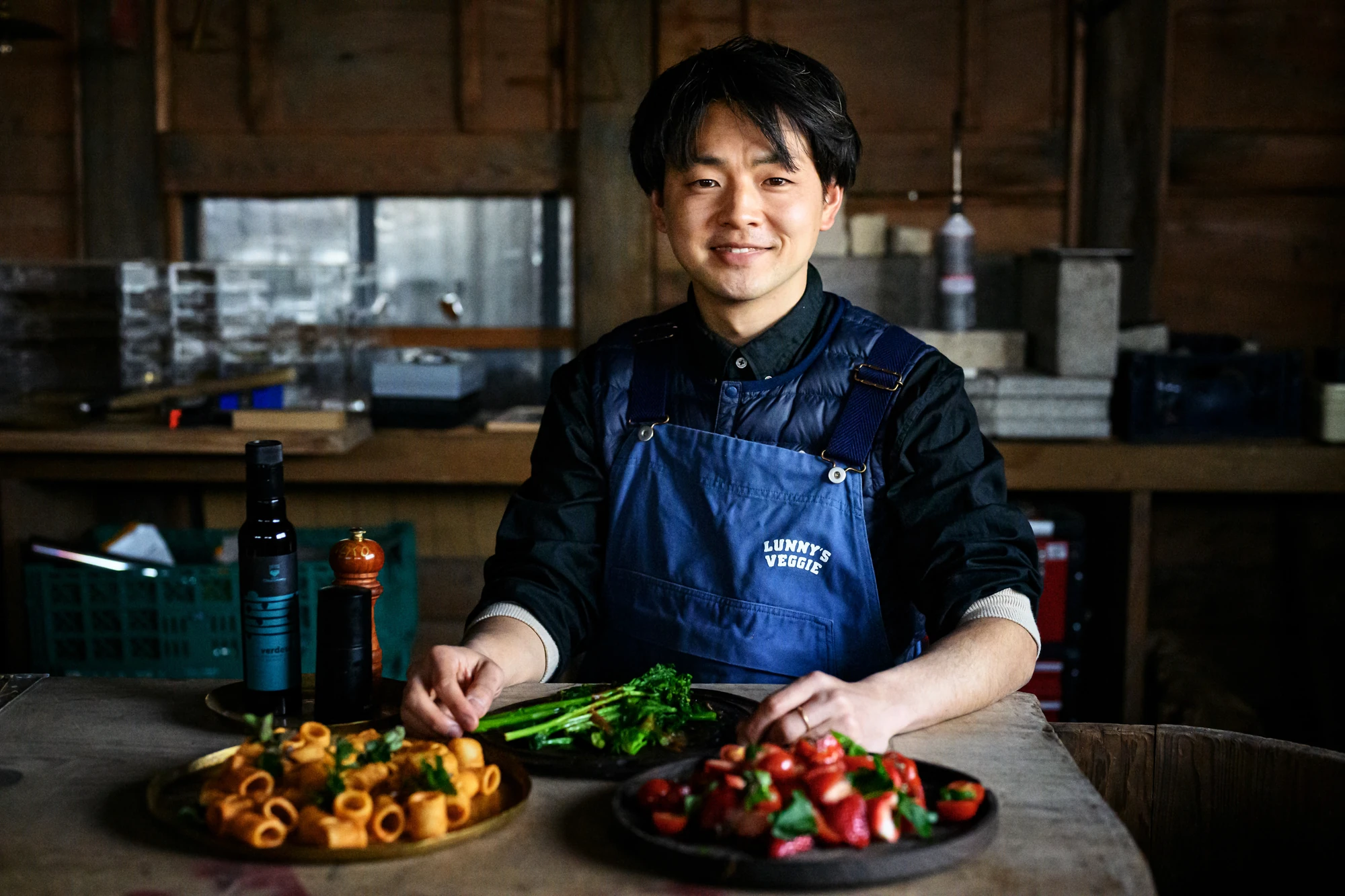 築150年の作業場にて